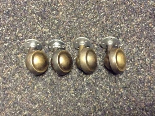 Shepherd Ball Casters Brass Finish Vintage (set of 4)