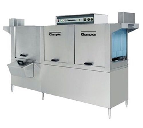Champion 120 HDPW E-Series Dishwasher with Prewash rack conveyor high temp...
