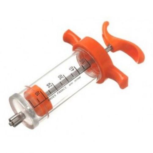 Ardes nylon 50cc livestock syringe vaccinators one hand operation luer-lock for sale