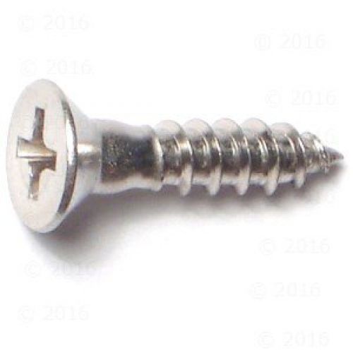 Hard-to-find fastener 014973195861 stainless phillips flat wood screws, for sale