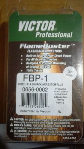 Victor technologies 0656-0002 fbp-1 flamebuster plus flashback arrestor with ... for sale