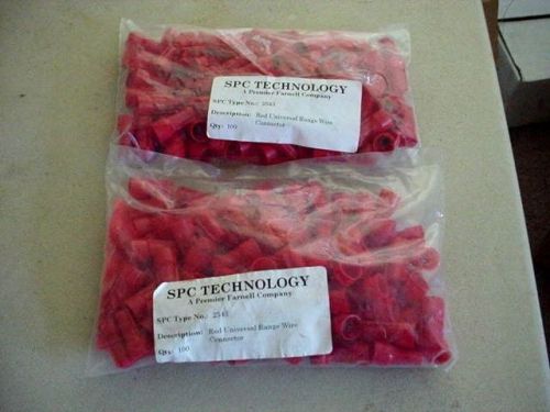 SPC Technology winged wire connectors 200 pieces red # 2543 electrical wiring