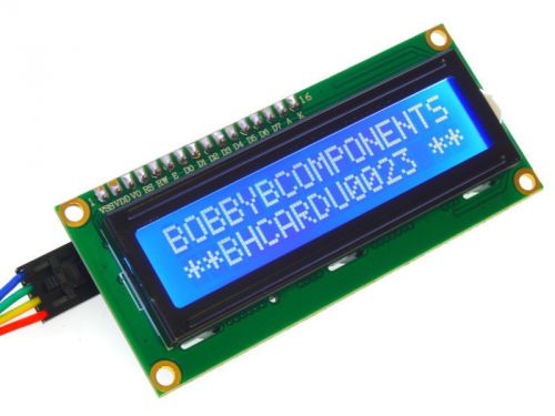 Arduino compatible IIC/I2C/TWI YwRobot Serial LCD 1602 16x2 Module yellow blue