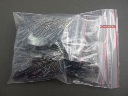 25v electrolytic capacitor assortment kit 12values (10uf~2200uf).300pcs for sale