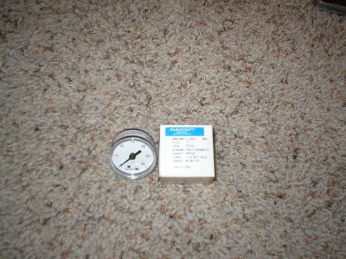 New in box, ashcroft 0-30 psi pressure gauge with 2&#034; face 20w1005 h 02b 30# for sale