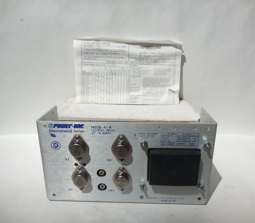 Power One HD28-4-A Power Supply AC DC 28V @ 4A 100-264 V In Open Frame NOS
