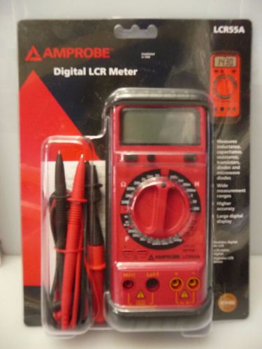 AMPROBE LCR55A Handheld Component Tester Multimeter Digital LCR Meter