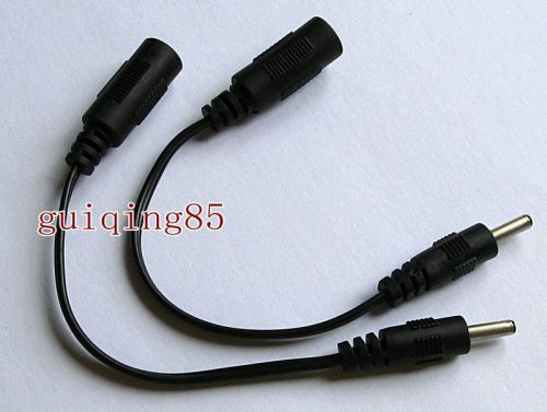 5pcs dc 5.5x2.1mm female cord to 3.5x1.35mm male power plug cable connector 15cm for sale