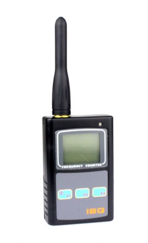 Black mini frequency counter ibq101 handheld lcd display hot counter uhf 50mhz for sale