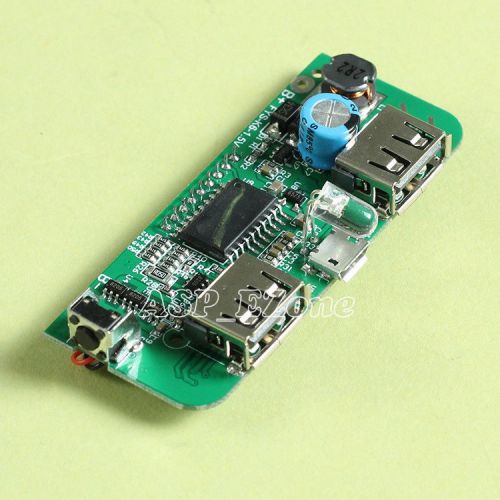 5v 2.1a 1a mobile power bank charger pcb board for 18650 battery two-usb for sale