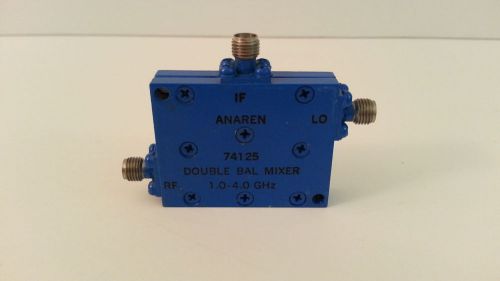 Anaren  74125 RF Double Balanced Mixer IF DC-1GHz LO/RF 1.0-4.0GHz SMA