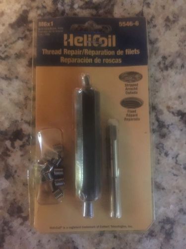 New 5546-6 helicoil thread repair 6 mm x 1.00 12 insert &amp; tool complete kit for sale
