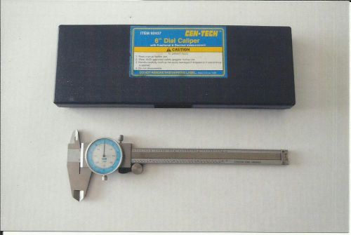 Pittsburgh 6&#034; dial fractional caliper model 92437 for sale