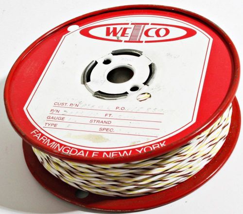WEICO 16 GAUGE HOOK UP WIRE Reel type E partial MIL SPEC 5 lb + lead cable