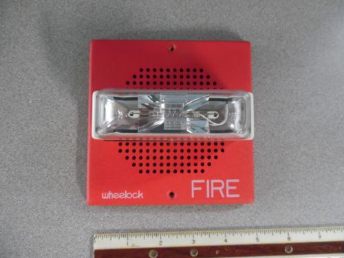 Wheelock strobe fire alarm with speaker e7025 for sale