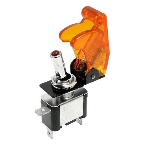 Dc 12v 20a on off racing car toggle switch + cover for sale