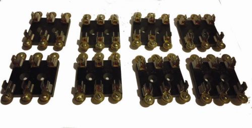 Buss Three Position Fuse  Holder  Lot of 8