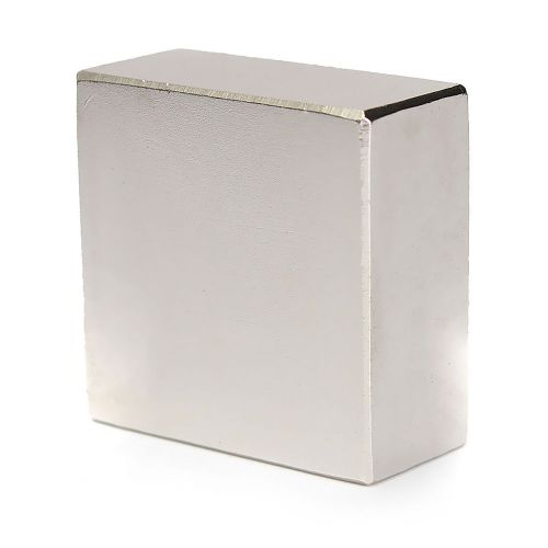Big large n52 strong neodymium 40x40x20mm rare earth square block fridge magnet for sale