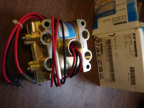 Skinner parker 4 way solenoid valve v9lcufx1 120/60 for sale