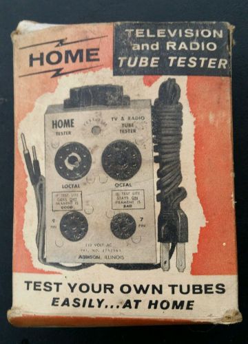 Vintage Ralph H. Bowden TV and Radio Tube Tester, Home Tester