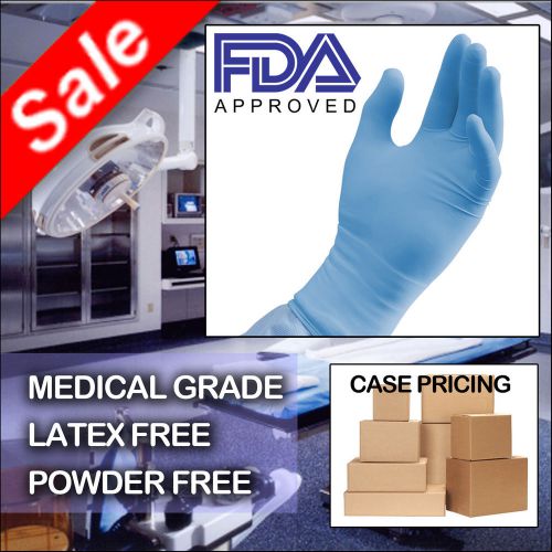 [10 boxes] nitrile gloves nurse ambulance health care worker  [size: medium] for sale
