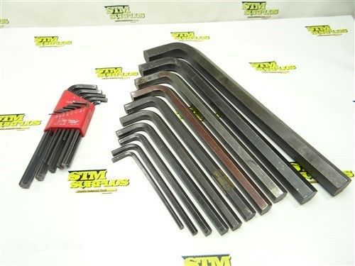 ASSORTED LOT OF 22 ALLEN WRENCHES .050&#034; TO 7/8&#034;