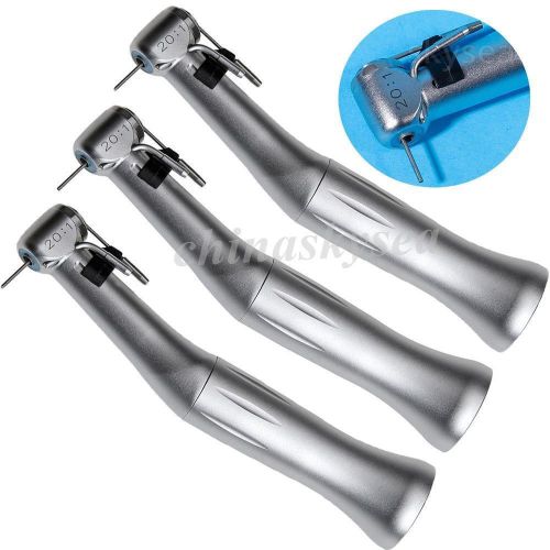 3x dental implant handpiece reduction 20:1 low speed contra angle nsk style for sale