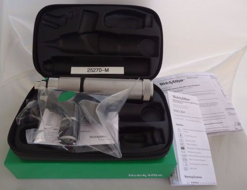 WELCH ALLYN OTOSCOPE SET #25270-M  WITH MACROVIEW OTOSCOPE &amp; HANDLE--NEW IN BOX!