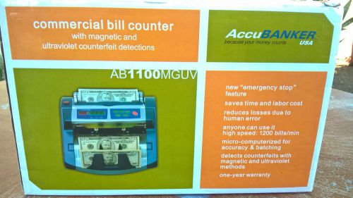 Accubanker USA AB1100MGUV Commercial Bill Money Counter