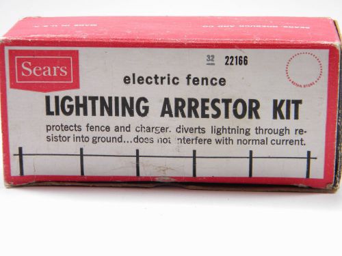 Sears Craftsman Electric Fence Lightning Arrestor Kit 32-22166 NOS