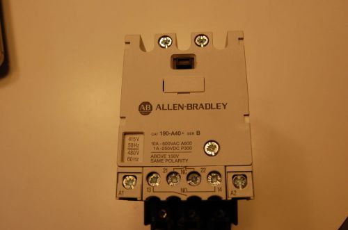 190a40b 190-a40b allen bradley contactor module 480 for sale