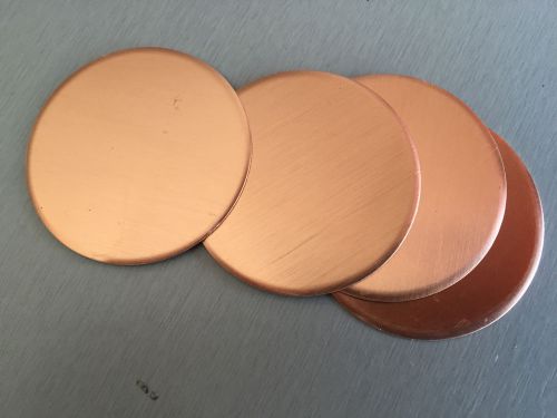 2&#034; Copper Disk for Dye Sublimation with adhesive back