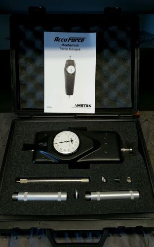 Ametek accuforce 75 lb mechanical force gauge with accessories for sale