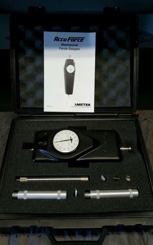 Ametek AccuForce 75 Lb Mechanical Force Gauge with Accessories