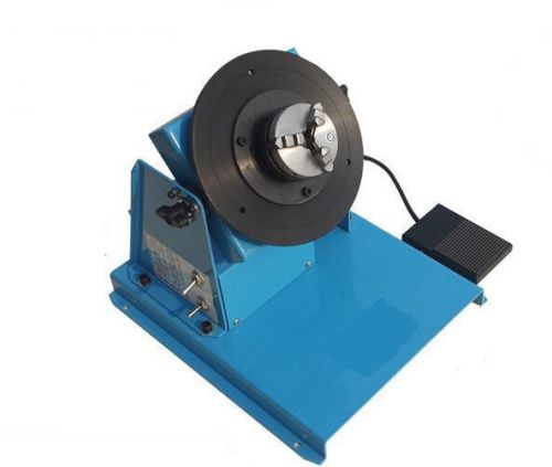110v 2~16rpm 10kg light duty welding positioner turntable with 65mm chuck new for sale