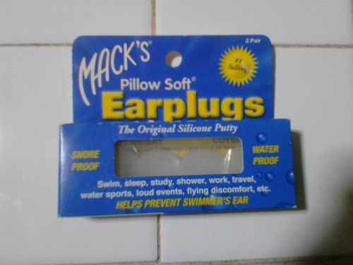 Mack&#039;s Earplugs 2 pair NIB