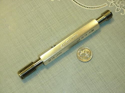 Thread plug gage .4375-16 un-2b go &amp; nogo tpg-81 for sale