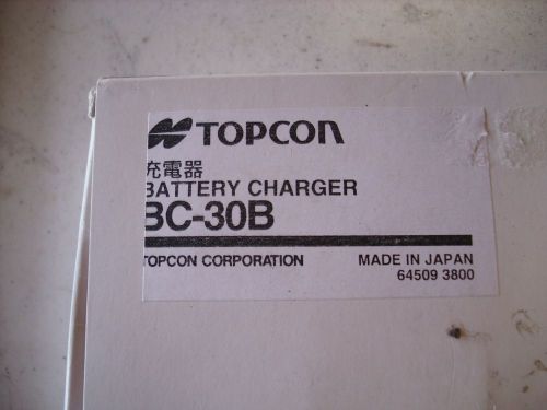 Topcon BC-30B charger