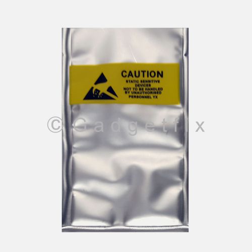 25 x Anti Static Shielding Silver Foil Bag Size 3.25 x 5.25 Inches 3.25&#034; x 5.25&#034;