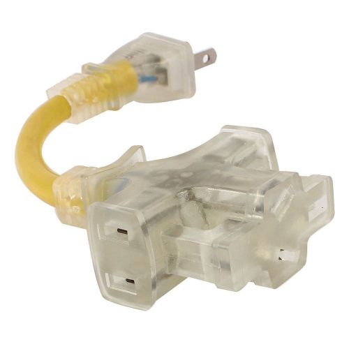 Us plug 3 outlet au us sockets electric power splitter adapter ac 125v 15a for sale