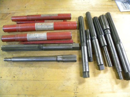 13 Assorted Size Cleveland Chucking Reamers Other Manufacturers