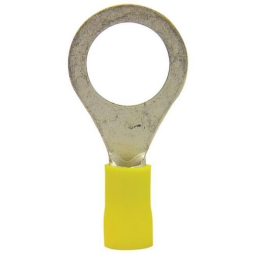 CALTERM RING TERMINALS, YELLOW, 12-10 AWG, #1/2&#034;, 5 PIECES   #61270