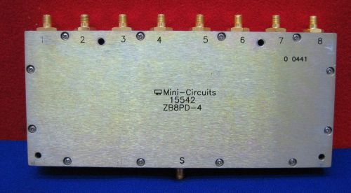 Mini-circuits power splitter zb8pd-4 15542 6.4 5600 to 6800 mhz 8 way 50 ohm for sale