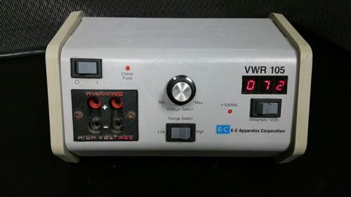 E-C Apparatus VWR 105 Electrophoresis Power Supply