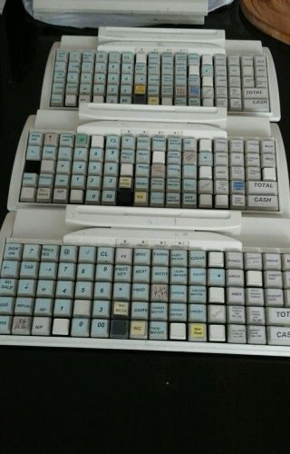 Lot of 3 preh commander mc 80 wx  keypad  programmable point of sale keyboard for sale
