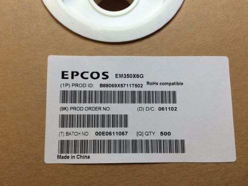 B88069X5711T502 EPCOS Surge Arrestor Electrode 500 PCS