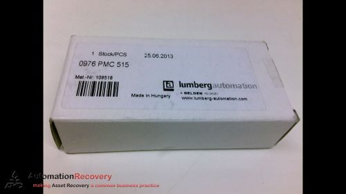 LUMBERG AUTOMATION 0976 PMC 515  D-SUB PROFIBUS CONNECTOR 1 M12 4 POLE, NEW