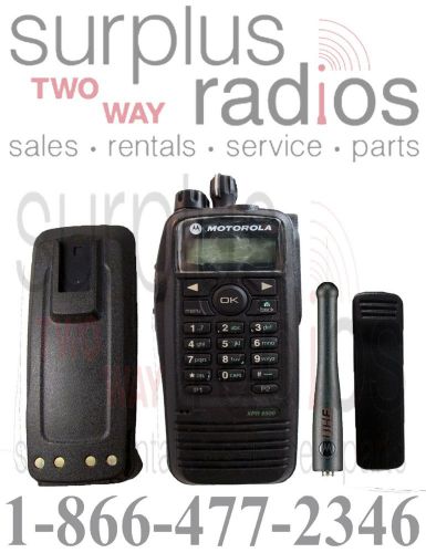 Motorola xpr6500 aah55qdh9ja1an uhf 1403-470mhz digital analog radio for sale