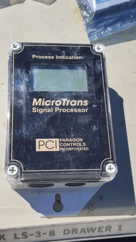 PCI Paragon Controls Process Microtrans Signal Processor Air Flow CFM 10974