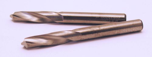 M.a. ford solid carbide drill bits, size f 0.2570&#034;, 6.537mm, qty 2 for sale